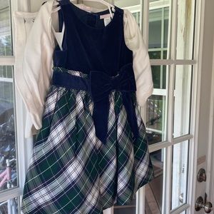 Janie and Jack dress size 18-24 months with bloomers and matching sweater